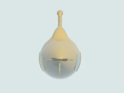 Toy Submarine Free 3D model