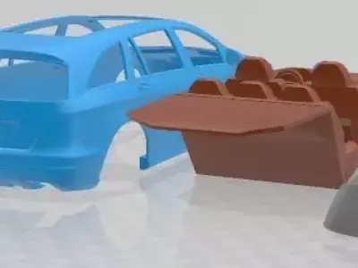 Mercedes Benz R Class 2011 Printable Car  3D print model