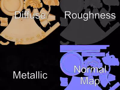 Ivory Chess King model pack Low-poly 3D model