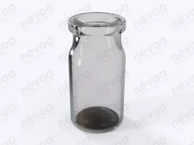Glass vial - GME 402 - Vial - antibiotics - 5 ml 3D model