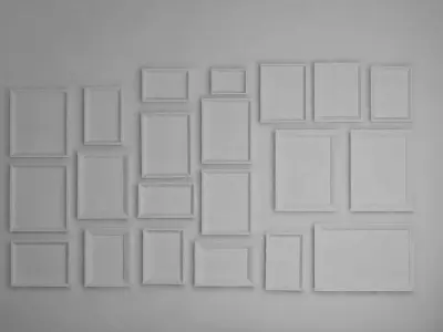 Frames pack 1 Low-poly 3D model