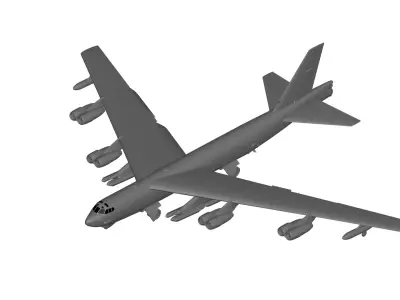 Boeing B-52 Stratofortress 3D model 5