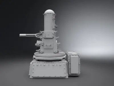 Phalanx CIWS Scale model 3D print model
