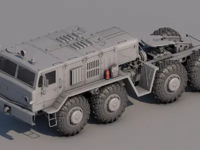 MAZ537 3D model