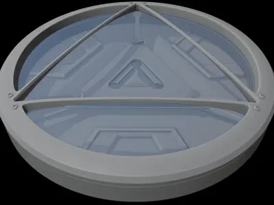 Arc-reactor top part 3D model