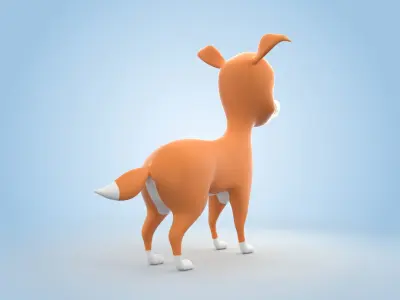 Cartoon Dog 3D model
