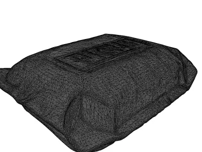 Futuristic Space Ration Pouch 3D model