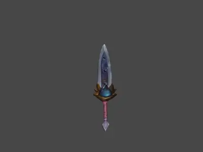 Zeloeman Sword A 28 Low-poly 3D model