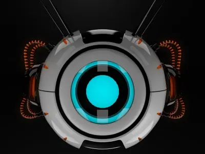 Sci Fi Drone 3D model 4