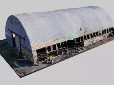 Abandoned-Soviet-Base-Building-4 3D model