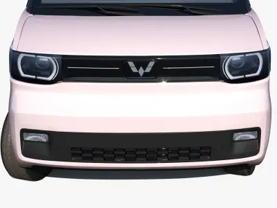 2023 Wuling Hongguang Mini EV Macaron  3D model
