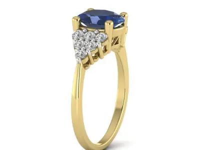 Women ring 3dm Render details 3D print model