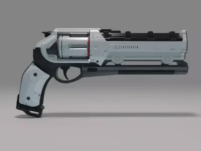 Destiny 2 Ace of Spades 3D model