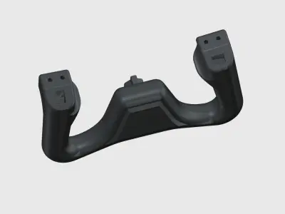 Beechcraft Style Flight Yoke for flight simulator 3D print model