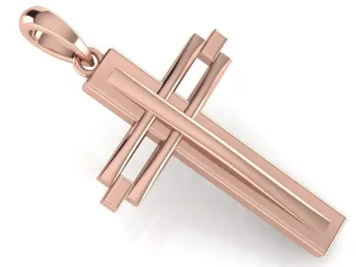 CROSS PENDANT CR125 3D print model