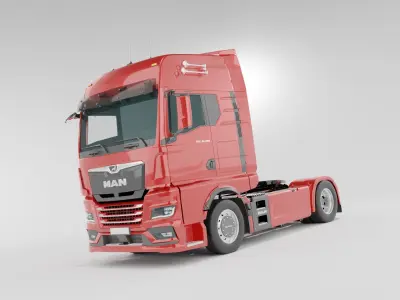 MAN TGX 2020 Semi Truck  - Prime Mover 3D model