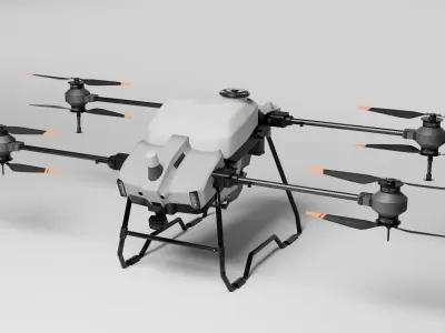 DJI Drone Agras T40 3D model