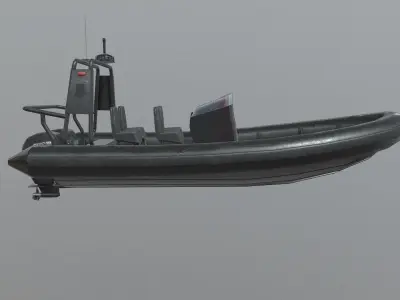 Modular Rib Low-poly 3D model