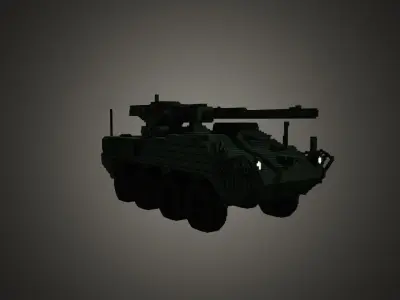 Stryker vehicle 3D model