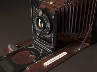 Retro camera 3D model