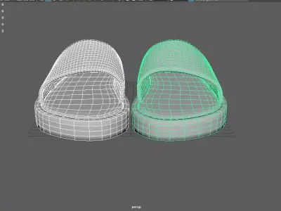 Sandal Model Free low-poly 3D model