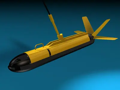 Variable depth sonar 3D model