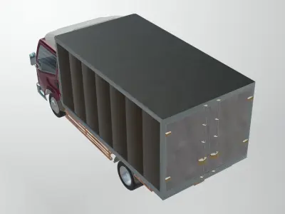 Truck Low-poly 3D model