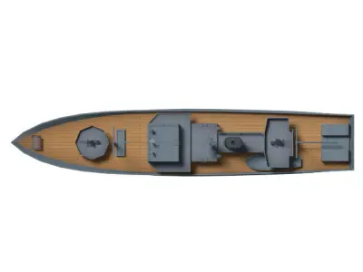 No1-class auxiliary patrol boat 3D model