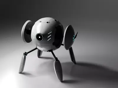 Sci-fi Robot Drone Free 3D model