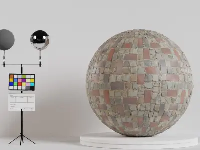 Material Test Studio Free low-poly 3D model