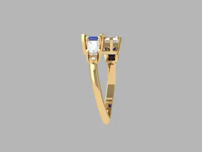 Wedding Ring  3D print model 328