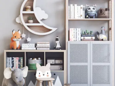 Furniture for nursery 22 3D model