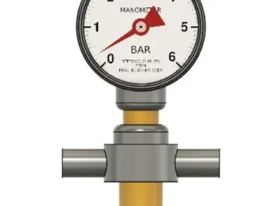 Hydraulic Manometer  3D model