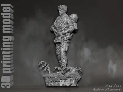 Platoon Sergeant Elias 3D print model