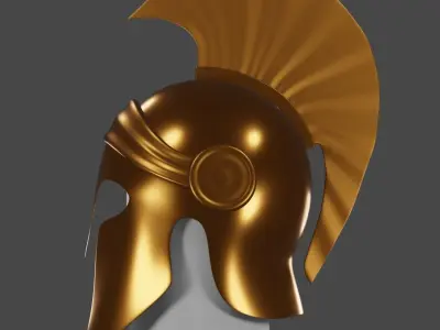 Spartan Helmet Free 3D model purchase