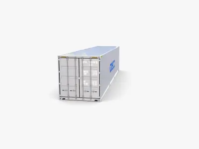 40ft Shipping Container Cosco v2 3D model