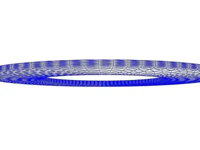 Flat Washer Low-poly 3D model