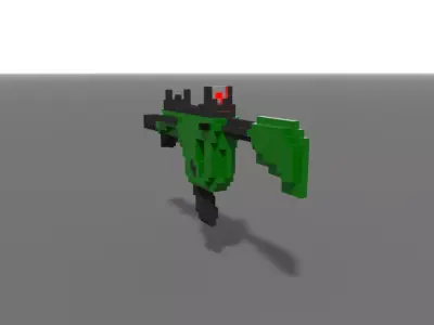 Vector voxel 3D model