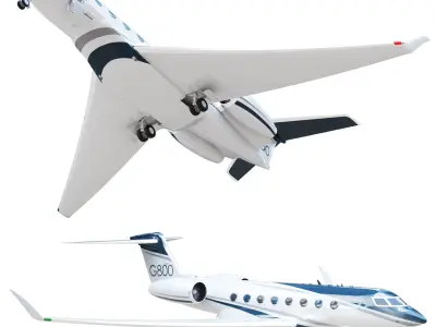 Aircraft  G800 3D model