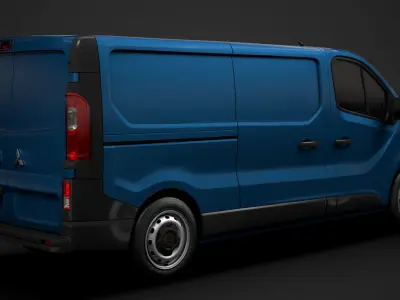 Mitsubishi Express Van LWB 2020 3D model