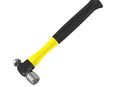 Graphite Ball Pein Hammer 3D model