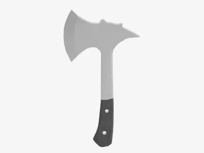 Survival Iron Axe 01 Low-poly 3D model