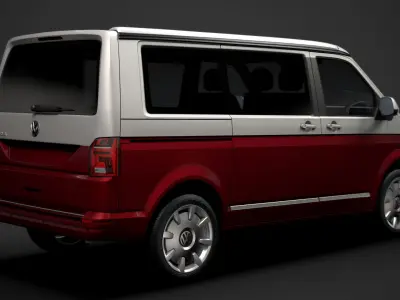 VW California T6 1 2020 3D model