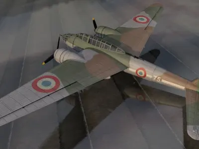 Amiot 354 3D model