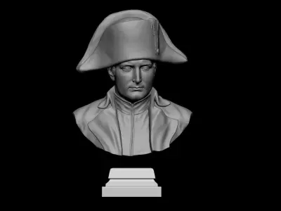 Napoleon Buonaparte v2 With hat 3D print model