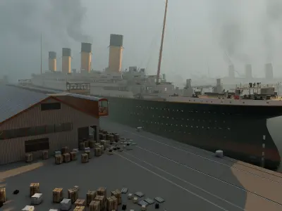 RMS Titanic 3D model