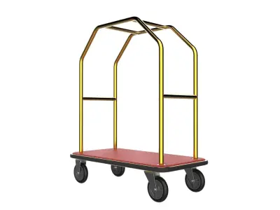 Hotel Trolley 09 3D model