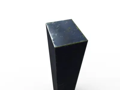 Lockers postapocalyctic Low-poly 3D model