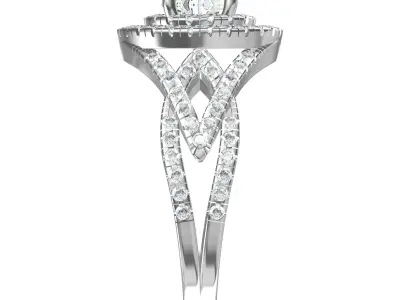 Wedding Ring  3D print model 259