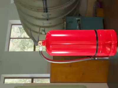 Low-Poly Fire Extinguisher Low-poly 3D model purchase